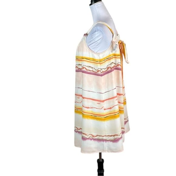 Nine West Elegant Halter Neck Cream Fabric Dress, Size M, NWT - Picture 2 of 10